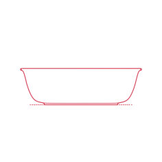 Objects Serving Bowls Ikea Upplaga Serving Bowl Contour Svg Vector, Free Vectors File